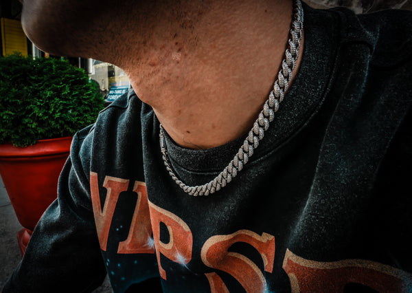 10MM Studded Cuban Link - THE SNEAKER STUDIO