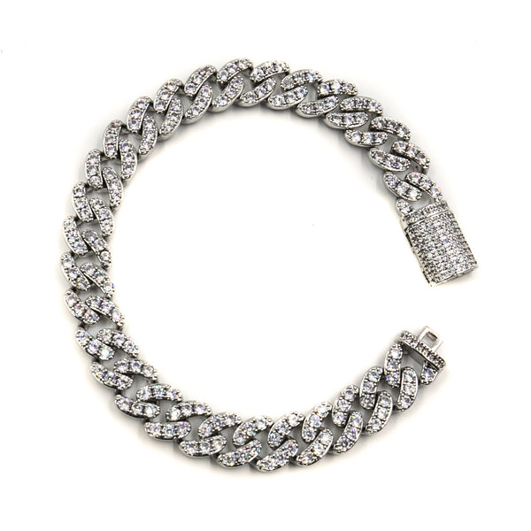 Studded Cuban Bracelet 8MM