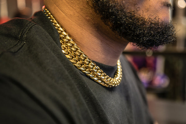12mm Miami Cuban Link Necklace - THE SNEAKER STUDIO