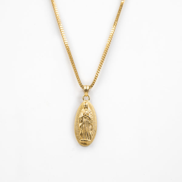 Virgin Mary Pendant - ACCESSORIES, Golden Gilt, SNEAKER STUDIO, GOLDEN GILT, DESIGN BY TSS