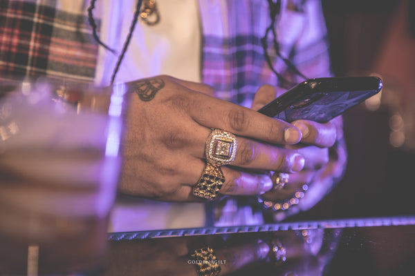 Championship Ring - 18K Gold Plated - ACCESSORIES, Golden Gilt, SNEAKER STUDIO, GOLDEN GILT, DESIGN BY TSS