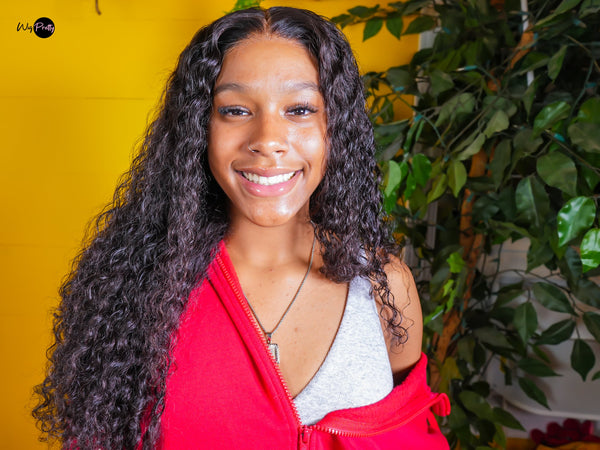 Ciara Wig - 5x5 Lace Closure - Glueless - High Quality Transparent Lace - Lightly Pre-plucked- 180% Density - 100% Human Hair - Undetectable Lace - Glueless