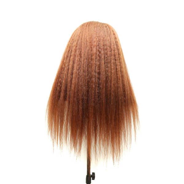 Fine Autumn Wig - 13x4 Lace Frontal - Kinky Straight - High Quality Transparent Lace - Lightly Pre-plucked- 180% Density - 100% Human Hair- Undetectable Lace