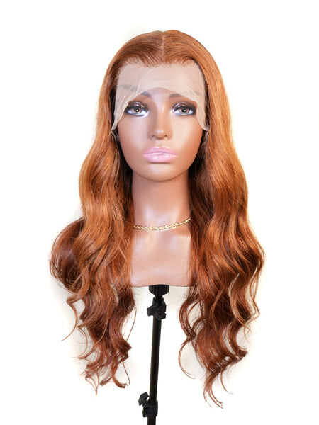 Kiki - 13x4 Lace Frontal - Body Wave Wig -  High Quality Transparent Lace - Lightly Pre-plucked- 180% Density - 100% Human Hair- Undetectable Lace